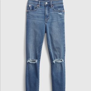 NWT Gap High Rise True Skinny Jeans with Washwell